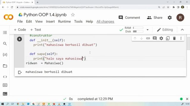 Constructor method __init__() Python Class | Python Object Oriented Programming