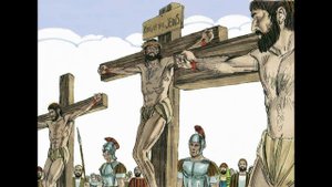 Иисус умирает на кресте - 027