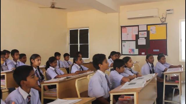 At Rajamahendri International School students learn through simple fun learning activities.