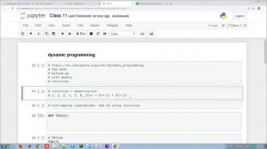 S4Class11 Dynamic Programming