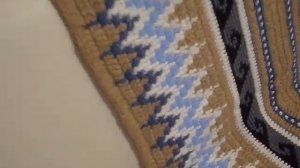 Коврик из джута и пряжи Прямоугольный Жаккардовый