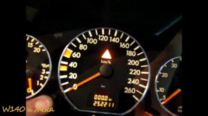 7. Как обнулить сервисный пробег W140 (рестайл)