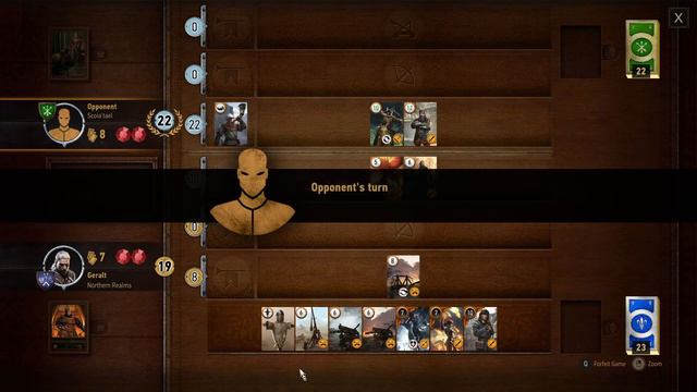 The Witcher 3: Gwent with Cunny of the Goose innkeep смотреть онлайн