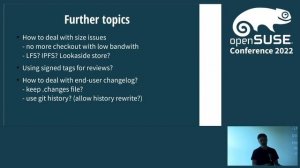 openSUSE Conference 2022 - New git based workflow for Factory packages?