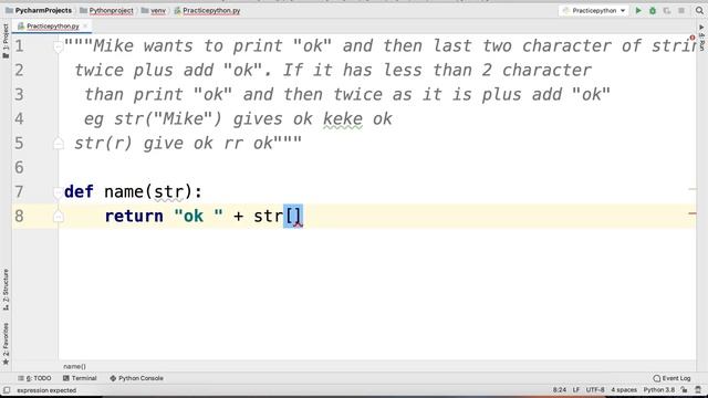 Python Practice Series 31 | Beginners | Level 1 | Basic | Twice last 2 Character | Programming Code