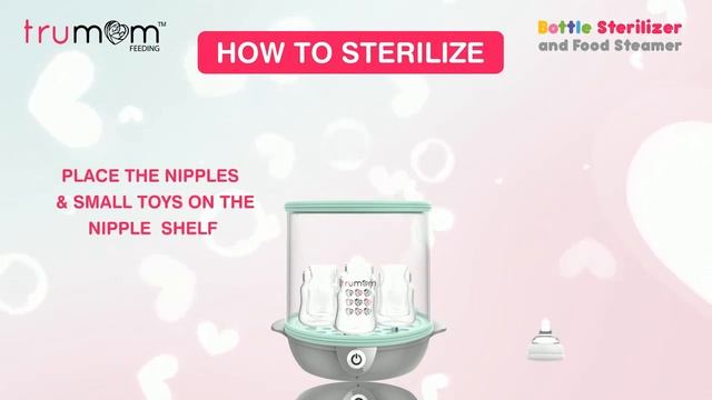 Trumom USA Baby Bottle Sterilizer/Steriliser and Food Steamer 2009 смотреть онлайн