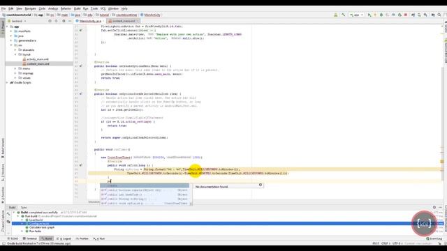 Android countdown timer tutorial