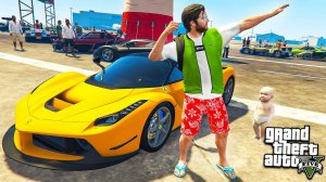 GTA 5 КУПИЛ ФЕРРАРИ НА УЛИЧНЫЕ ГОНКИ РЕАЛЬНАЯ ЖИЗНЬ ГТА 5 МОДЫ #32 видео игра РП мультик для детей