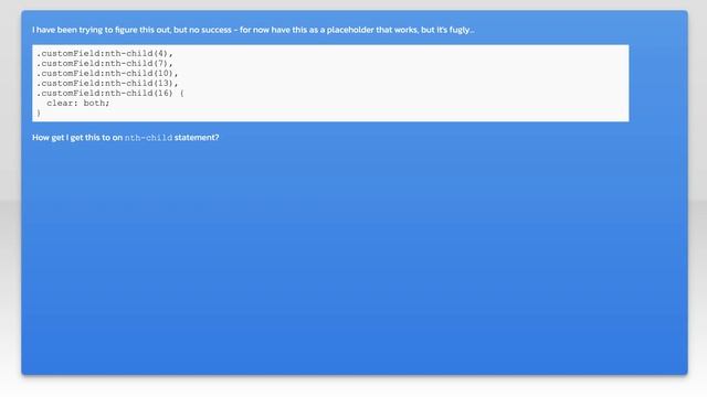 css nth-child, every 3rd + 1, ie: 4, 7, 10, 13, etc смотреть онлайн