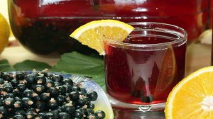 Компот из чёрной смородины с апельсином на зиму