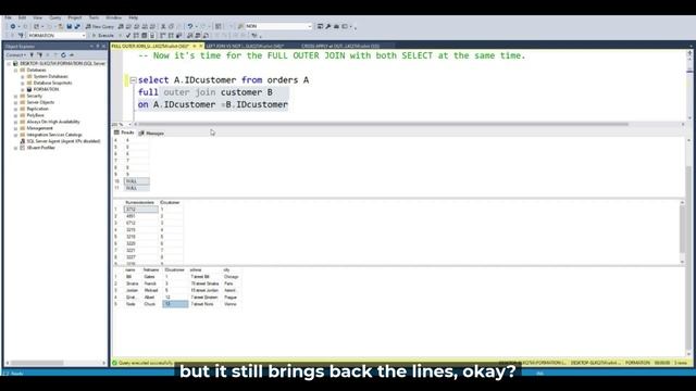 FULL OUTER JOIN | SQL Server смотреть онлайн