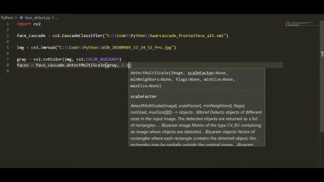 Face Detection using OpenCV in Python смотреть онлайн