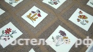 Покрывало в стиле пэчворк