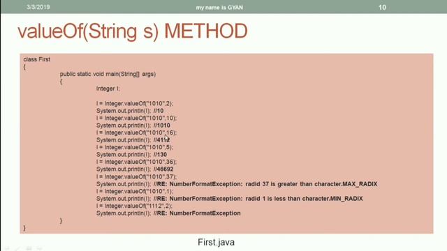 Wrapper Classes in Java | #3 | Various valueOf() Methods | Substitute of Constructors
