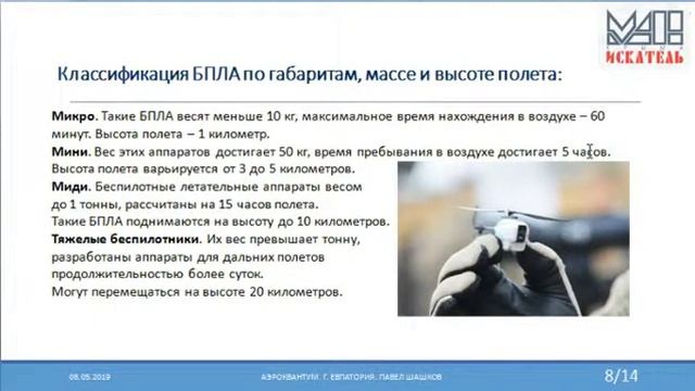 Кванториум (Аэроквантум) - Виды беспилотных летательных аппаратов смотреть онлайн