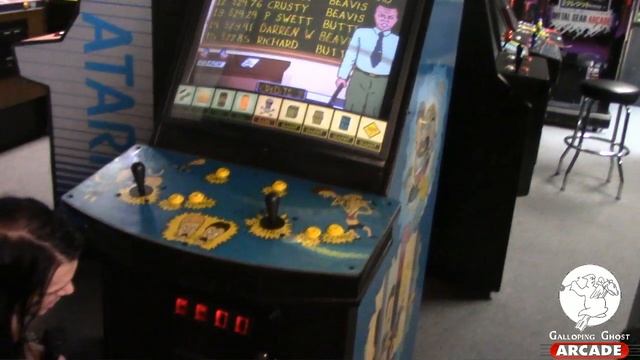 Beavis and Butthead Atari prototype arcade cabinet - Galloping Ghost Arcade смотреть онлайн