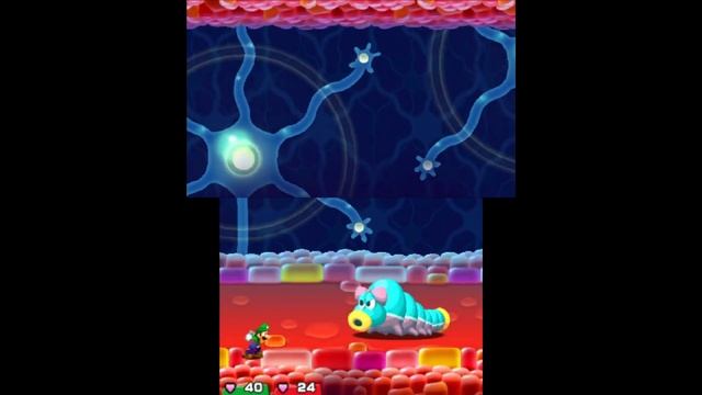 Mario & Luigi Bowser's Inside Story #10 — Последствия Обжорства {3DS} прохождение часть смотреть онлайн