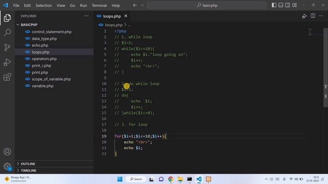 PHP- Loops and Functions | Learn Coding