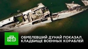Эхо Второй мировой: на поверхности Дуная показались затопленные немецкие корабли
