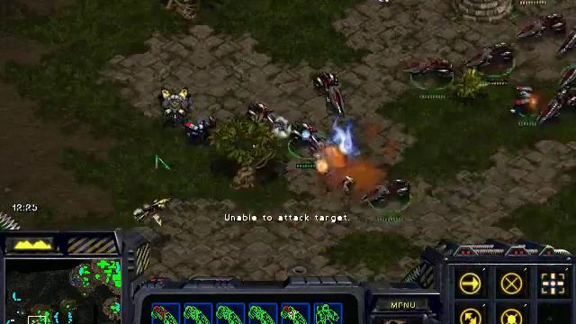 Starcraft 1 - Vulture Micro vs zealots смотреть онлайн