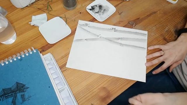 Пробы кисти в технике у-син! смотреть онлайн