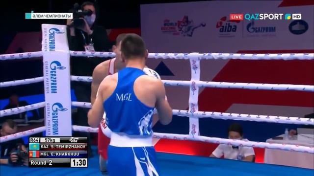 Серик Темиржанов vs Энкх-Амар Хархуу. Бокс_Әлем_Чемпионаты_Белград_57кг_1күн \ 25.10.21-жыл смотреть онлайн