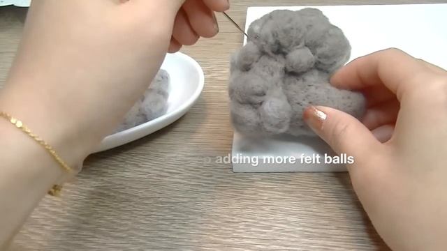 DIY Needlefelt Poodle - Collaboration with Cooking With Dog! смотреть онлайн