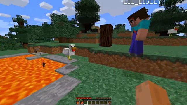 НУБ НАШЕЛ СЕКРЕТ СКРЫВАВШИЙСЯ В ЛЕСУ В МАЙНКРАФТ ! ТРОЛЛИНГ НУБА ПРОТИВ ЛОВУШКА MINECRAFT смотреть онлайн