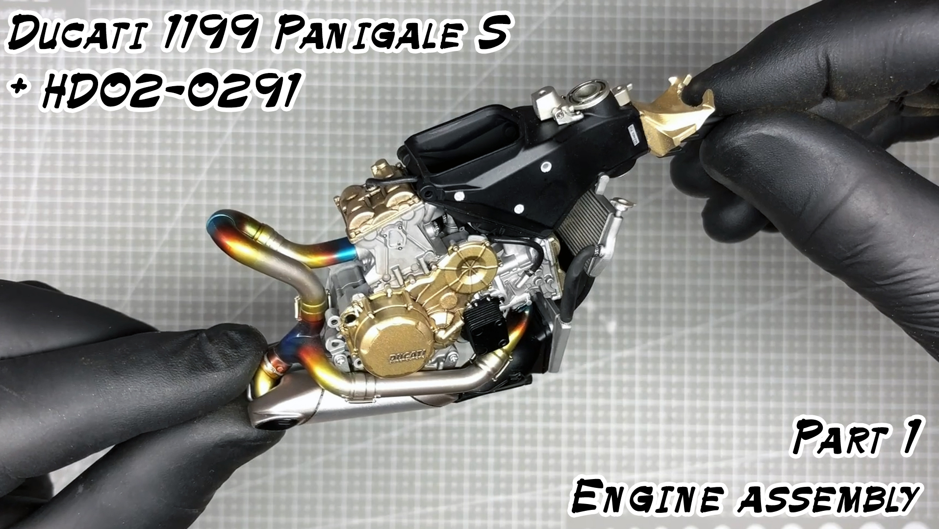 Ducati 1199 Panigale S 1/12 + detail-up set Часть 1