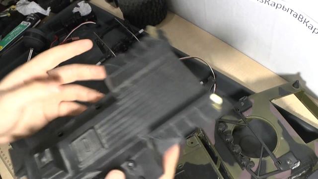 ПЕРЕВОПЛОЩЕНИЕ WPL C14/ Тюнинг, кузов Hummer смотреть онлайн