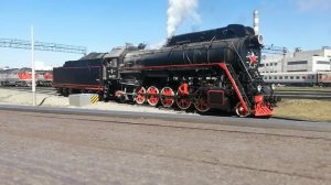 Паровоз в депо Тында