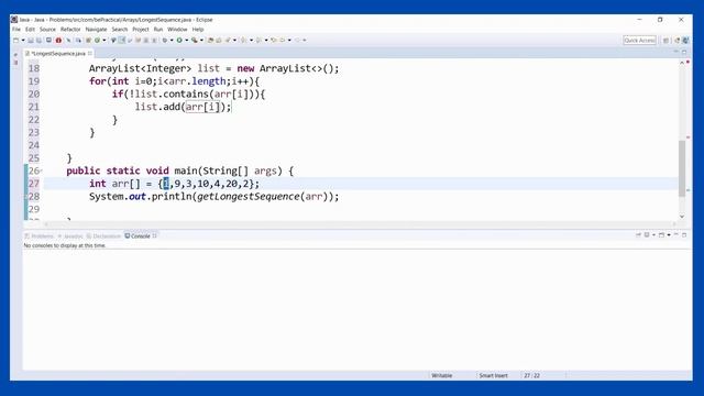 Java Programming Tutorial |  Longest Consecutive Sequence in Java Arrays  | Learn Basic Java