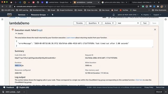 AWS Lambda | Part 8 | Lambda Configurations | RAM | Timeout | Lambda Limitations смотреть онлайн