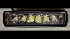 Светодиодная балка, небольшая, 15 см / 6" LED Light Bar (в качестве прожектора или DRL) | #Обзор