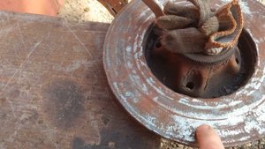 Восстановление заднего тормозного диска от Citroen Berlingo