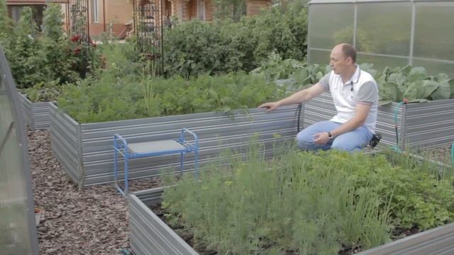 Высокие грядки из оцинкованного металла "Ярус" Обзор смотреть онлайн