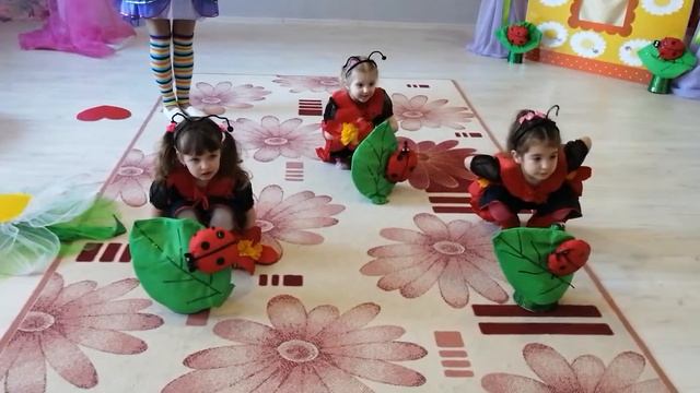 Танец божьих коровок во второй младшей группе смотреть онлайн