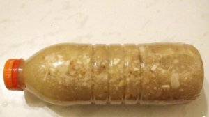 Холодец из курицы в бутылке