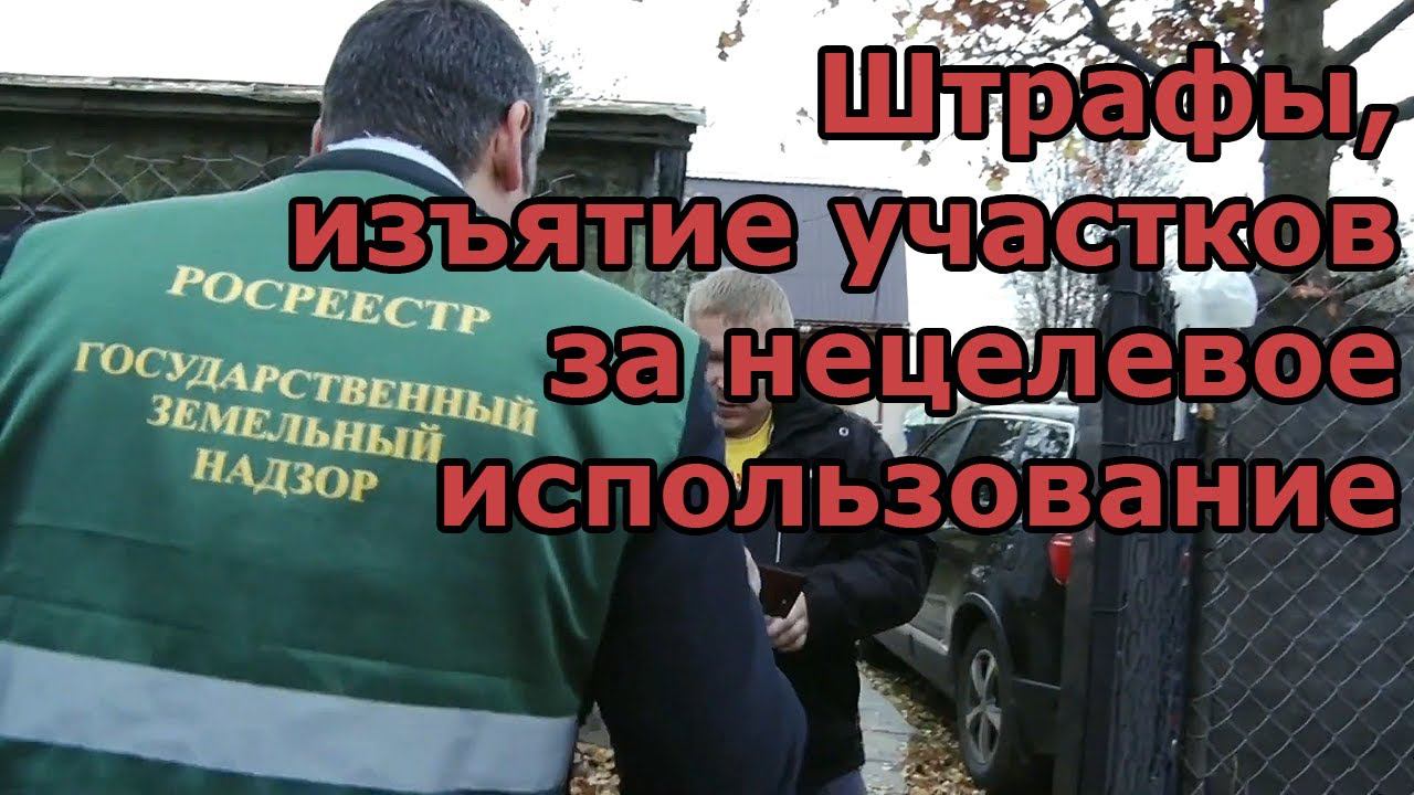 Административные штрафы, принудительное изъятие земельного участка за нецелевое использование.