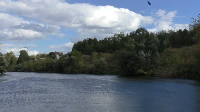 Пешеходный мост через Пахру между дер. Шестово и с. Колычёво (17.09.22) смотреть онлайн