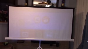 How to setup a home theater projector and screen for under 200 dollars