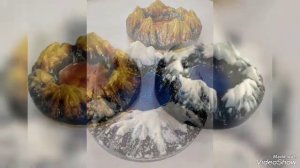 Пепельница,подсвечник из эпоксидной смолы