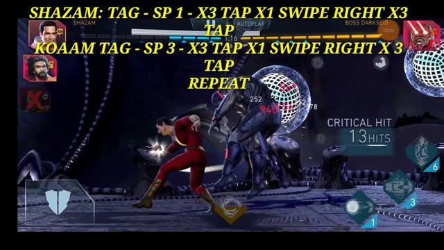 HOW TO MAKE BOSS DARKSEID NEVER USE SUPERMOVE WITH AN INFINITE COMBO INJUSTICE 2 MOBILE SOLO RAIDS смотреть онлайн