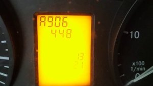 Сброс межсервисного километража на Спринтере 311 без компьютера.