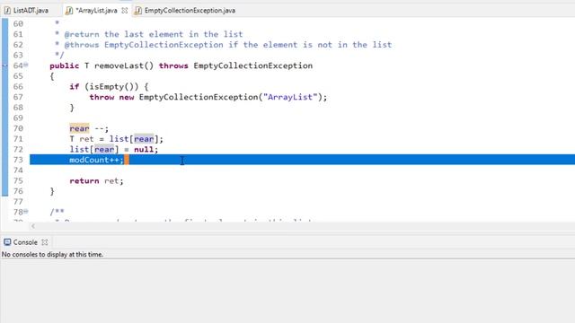 An Implementation of an ArrayList in Java (jsjf) смотреть онлайн