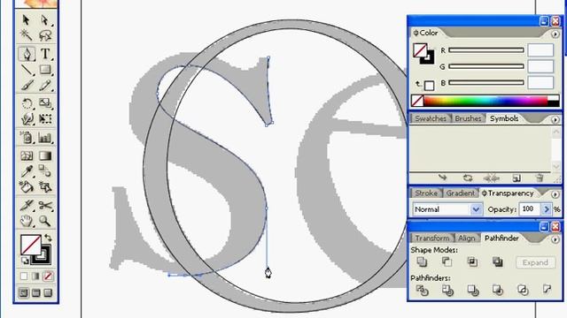Vector Tutorial - Tracing with the Pen Tool in Illustrator CS2 смотреть онлайн