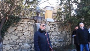 Открытие памятника русскому генералу Феодосиосу Ревелиотису в Балаклаве.
