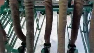 70 летняя конная сеялка после реставрации.