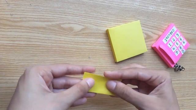 How to make a paper telephone / DIY Miniature telephone | Origami telephone / Origami paper craft