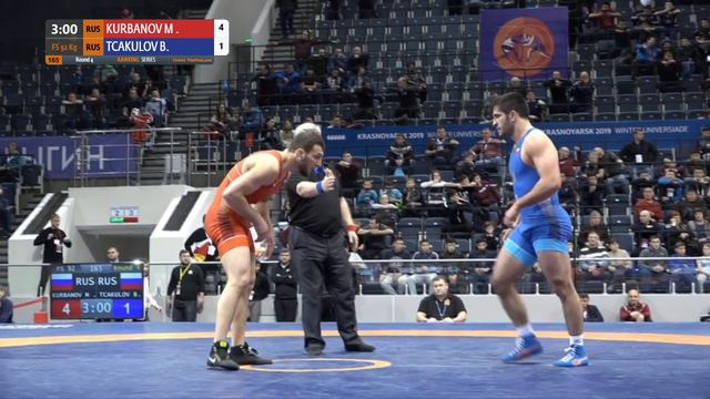 Round 4 FS - 92 kg: M. KURBANOV (RUS) v. B. TCAKULOV (RUS) смотреть онлайн